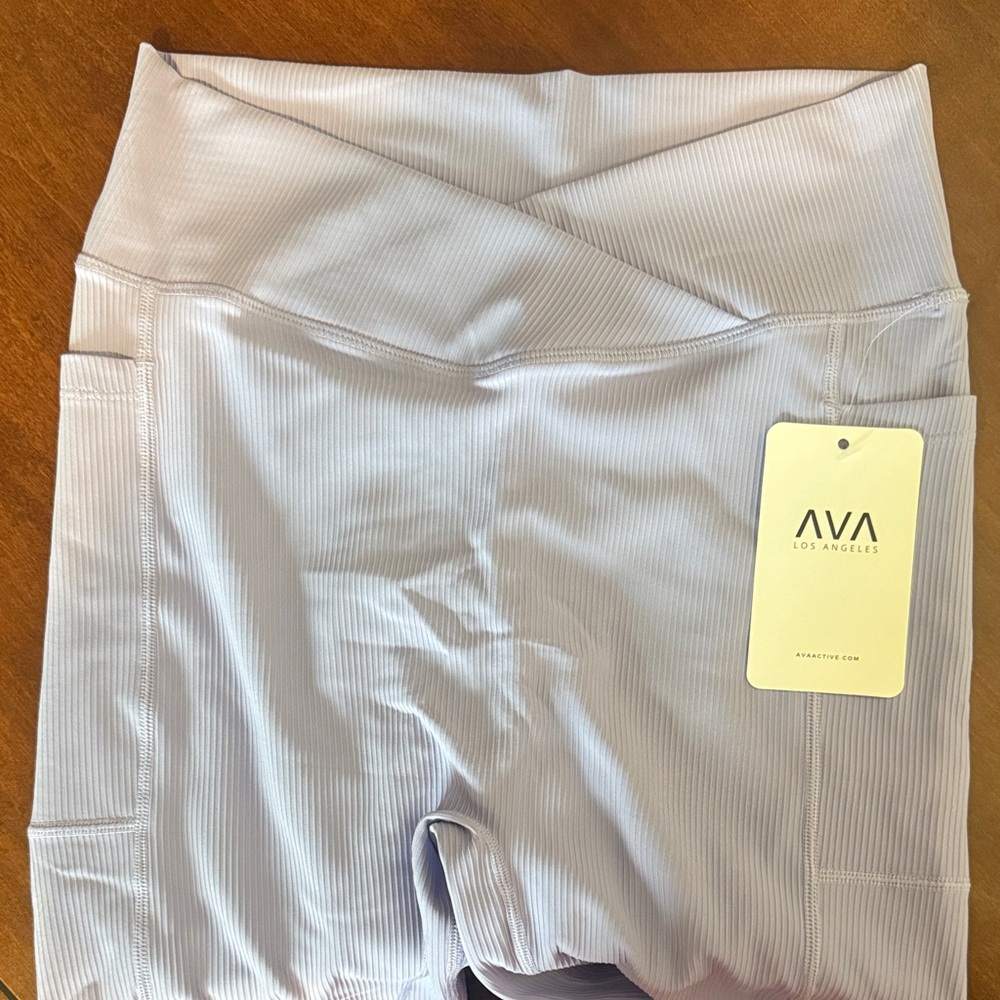 AVA x CycleBar purple Vesta Legging